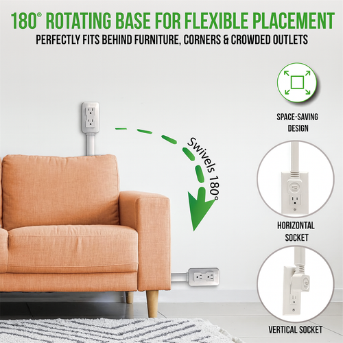 EZReach Extendable Outlet Extender